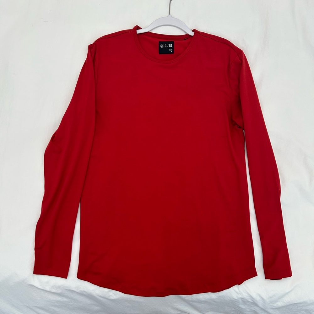 Cuts Clothing Red Long Sleeve Tee